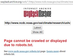 NOAA NCDC blocks archive.org
